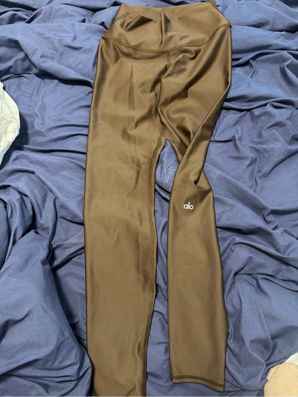 ALO Women Chocolate Brown  High-Waist Leggings
